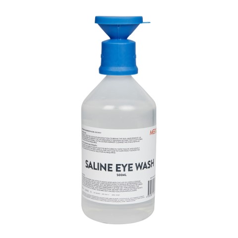 MEDIQ EYEWASH SALINE SOLUTION 500ML 